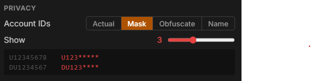 Account IDs: Mask