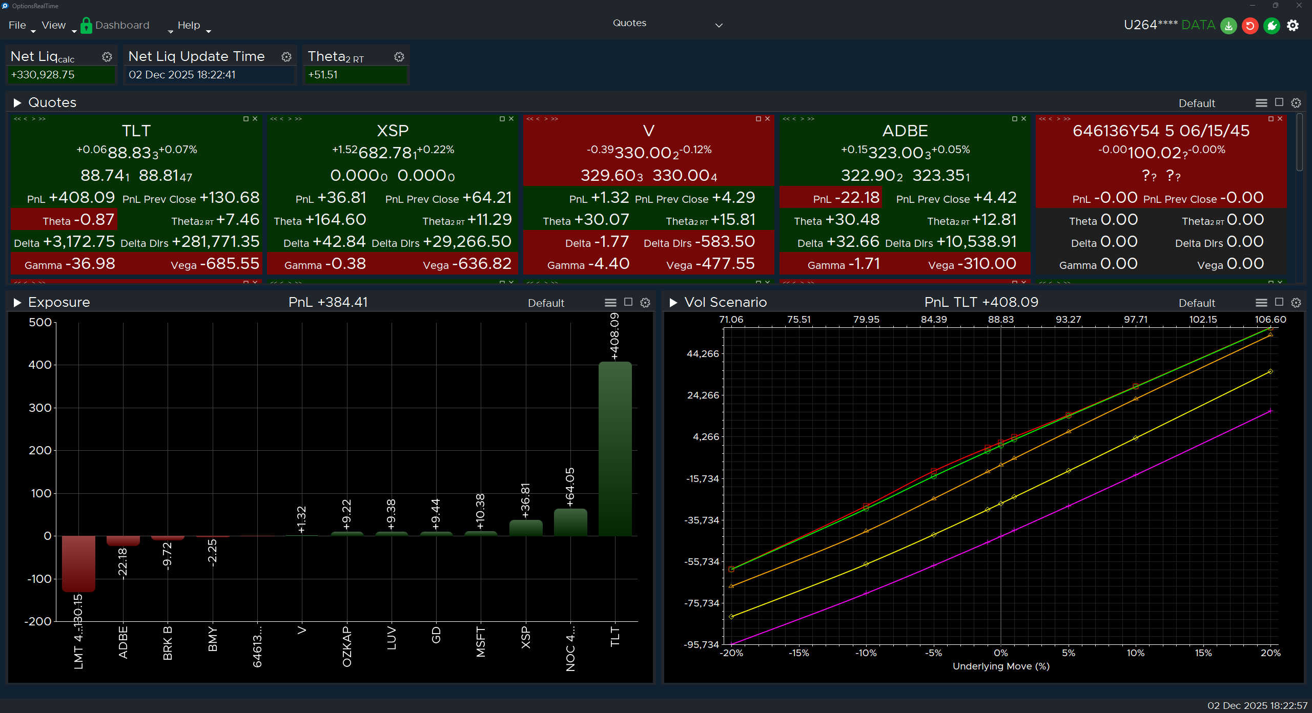 OptionsRealTime running