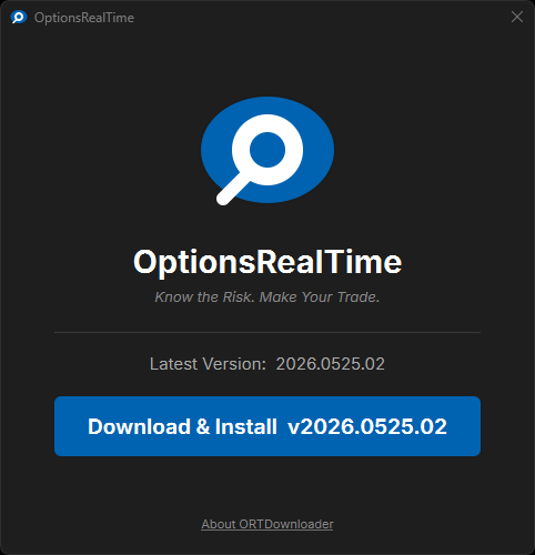 OptionsRealTime downloader